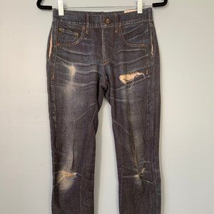 Rag & Bone Distressed Jean Printed Sweatpants